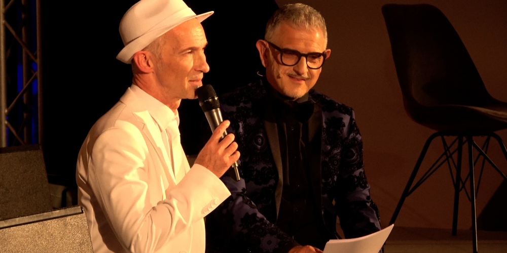 Peter John Farrowski und  Andreas Michael Roth an der Premiere «Dinner&Show»