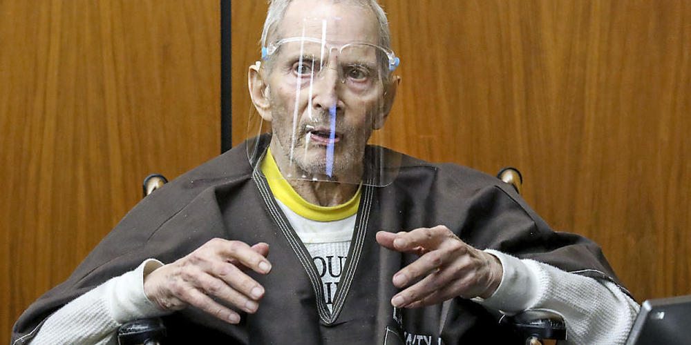 ARCHIV - Der 78-jährige Immobilienmagnat Robert Durst im Gerichtssaal von Inglewood, Kalifornien. Foto: Gary Coronado/Pool Los Angeles Times via AP/dpa - ACHTUNG: Nur zur redaktionellen Verwendung und nur mit vollständiger Nennung des vorstehenden...