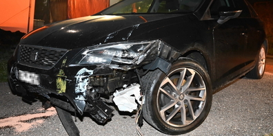 In Goldingen verunfallte am Samstag ein fahrunfähiger Autofahrer. 