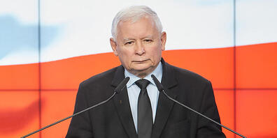ARCHIV - Der Vorsitzende der nationalkonservativen Regierungspartei PiS Jaroslaw Kaczynski während einer Rede im September letzten Jahres. Foto: Hubert Mathis/ZUMA Wire/dpa