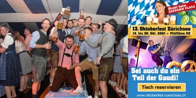 «O'zapft is» im Seedamm Plaza.