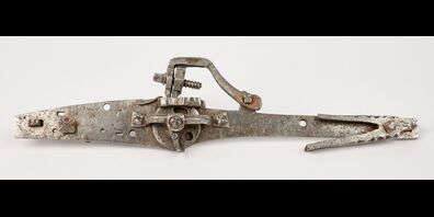 Radschloss aus der Zeit um 1515/20 – das älteste seiner Art befindet sich in der Sammlung des Historischen Museums Thurgau. 