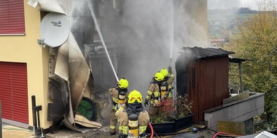 Die Feuerwehr Schübelbach konnte das Feuer rasch löschen.