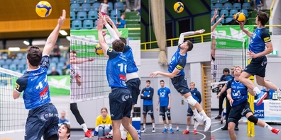 Trotz ihrem Effort mussten die Joner NLA-Volleyballer am Wochenende zwei Niederlagen einstecken.