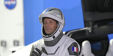 ARCHIV - Thomas Pesquet, Astronaut der Europäischen Weltraumorganisation (ESA). Pesquet hat während eines Gesprächs ins All einen exklusiven Eindruck vom mit Spannung erwarteten neuen Rammstein-Album bekommen. Foto: John Raoux/AP/dpa