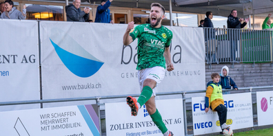 Gross die Freude bei Brühls Petar Pavlovic nach seinem 1:0-Teffer letzten Samstag gegen den FC Biel-Bienne.