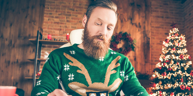 Auch im Heimbüro darf es natürlich weihnachten – allerdings zum Wohle der Konzentration bitte nicht zu sehr. 