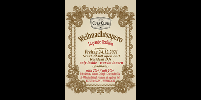 Der Cuba Club informiert bezüglich des Weihnachtsapéros.