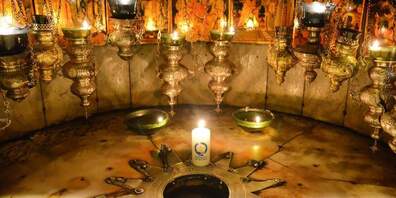 Das Friedenslicht von Betlehem wird jährlich in der Geburtsgrotte entzündet