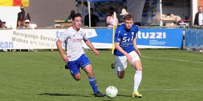 Lars Ivanusa (rechts) wechselt in die 1. Liga zum FC Gossau