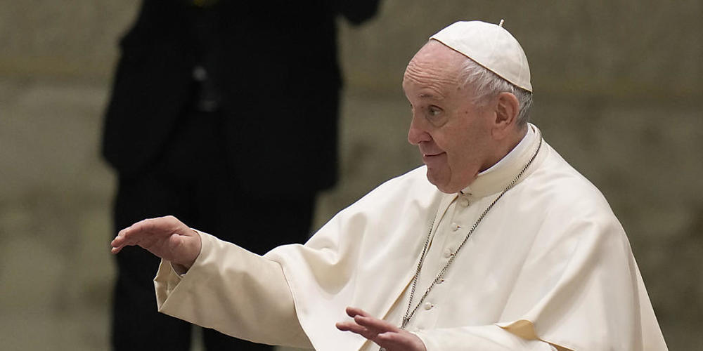 Papst Franziskus denkt an Weihnachten an Kinder im Krankenhaus. Foto: Alessandra Tarantino/AP/dpa