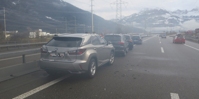 Ineinander gefahren, aber zum Glück gabs keine Verletzten.