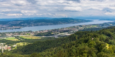 Drei Aussichtspunkte, die sich lohnen, besucht zu werden. Im Bild: die Aussicht vom Uetliberg.