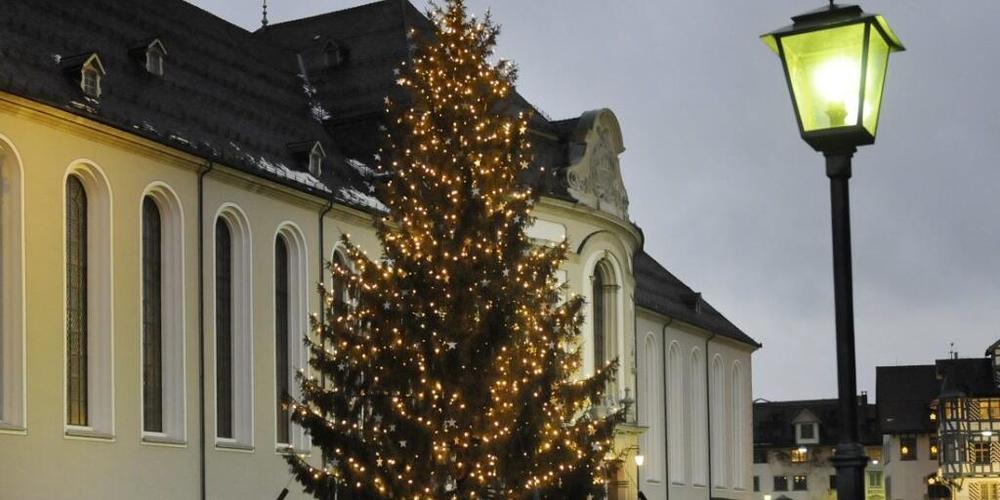 Der St. Galler Klosterplatz ist an Silvester ein beliebter Treffpunkt. (Archivbild)