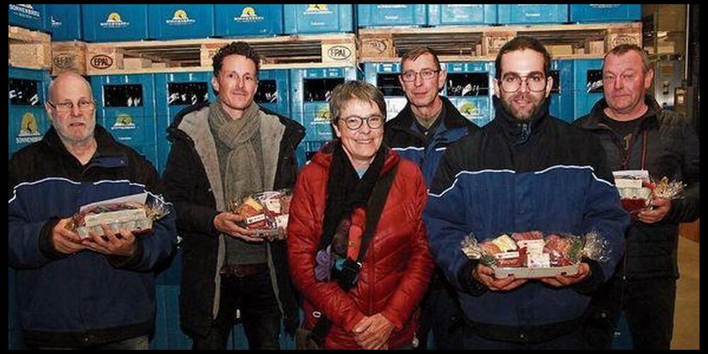 Von links: Ivo Fritsche (20 Jahre), Martin Eggenberger (10 Jahre), Monika Kammerlander (20 Jahre), Ralph Ruppaner (10 Jahre), Marco Stiefken (10 Jahre), Rainer Stiefken (30 Jahre).