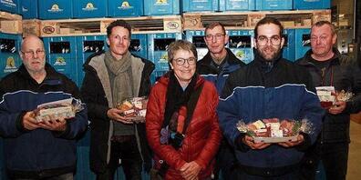 Von links: Ivo Fritsche (20 Jahre), Martin Eggenberger (10 Jahre), Monika Kammerlander (20 Jahre), Ralph Ruppaner (10 Jahre), Marco Stiefken (10 Jahre), Rainer Stiefken (30 Jahre).