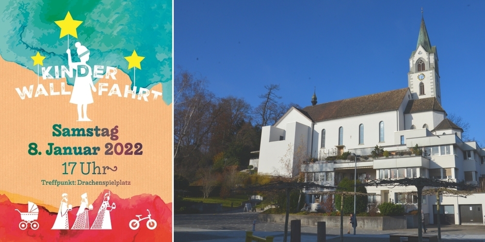 Die Kinderwallfahrt führt zur Joner Kirche Maria Himmelfahrt (r.), wo ein Gottesdienst gefeiert wird.