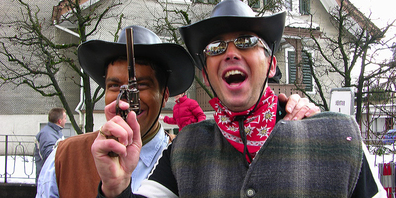 Neu im Westernstil: Morgen wird in Altendorf eine «Old Town Fasnacht» durchgeführt. Sie findet auf der Achse der verbleibenden  Lokale, dem Restaurant Mühlebach und dem Café Seepark, statt.