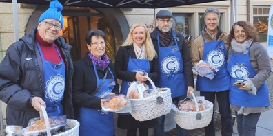 Am Stand an der Alpenstrasse 7 können Dreikönigskuchen am 5. und 6. Januar für einen guten Zweck gekauft werden.