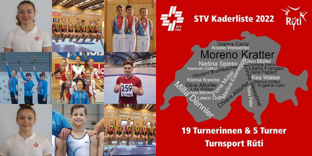 19 Turnerinnen und 5 Turner haben sich qualifiziert.