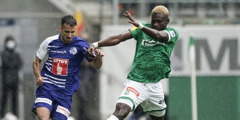 Ousmane Diakité am Heimspiel gegen den FC Luzern vom 1. August 2021.