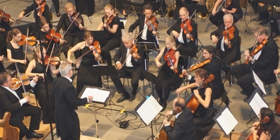 Das Sinfonieorchester Kanton Schwyz an einem früheren Auftritt in Lachen.