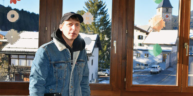 Konrad Gruber ist zuständig für das Kunsthaus Klosters.