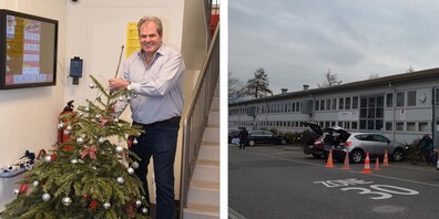 ZAM-Geschäftsführer Stefan Bruhin machte es schon letztes Jahr vor: Nach Dreikönigen kommt der Christbaum in die Märchler Sonderabfuhr – natürlich ohne Schmuck. In den Höfen wird er mit dem üblichen Grüngut entsorgt.