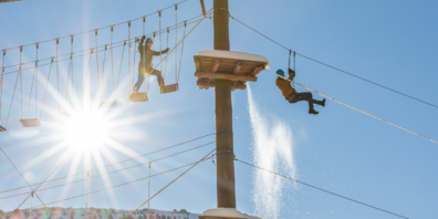 Winter Zipline-Park am Kronberg