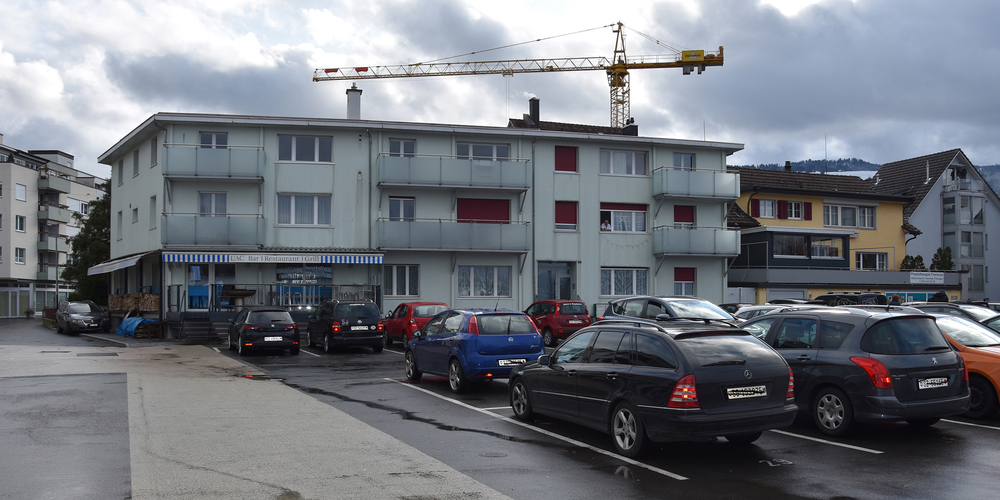 Der Lachner Seeplatz.