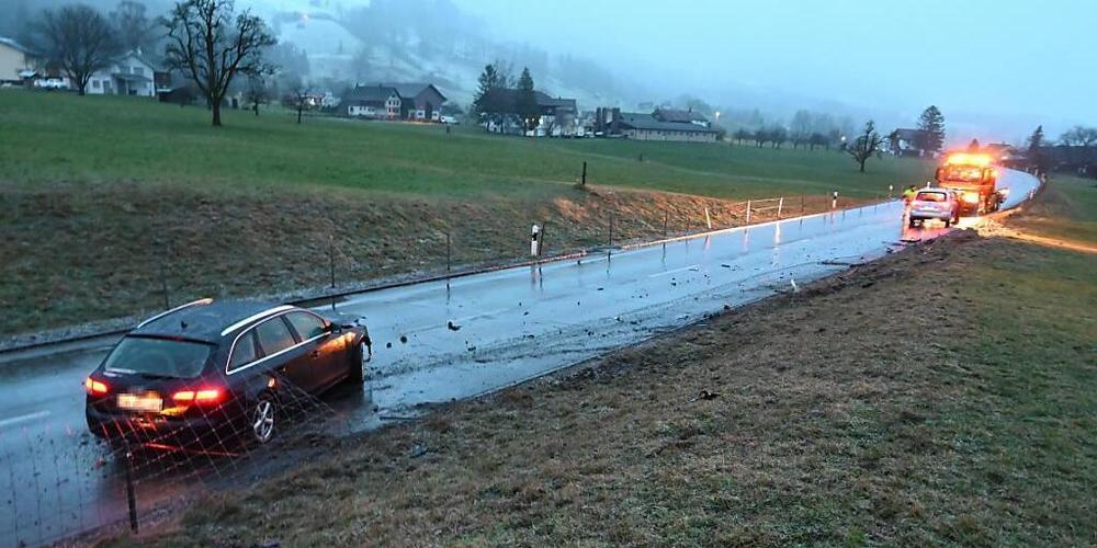 Ein Autofahrer in fahrunfähigem Zustand verursachte in Schänis einen Selbstunfall. Es entstanden Sachschaden in der Höhe von über 10'000 Franken.