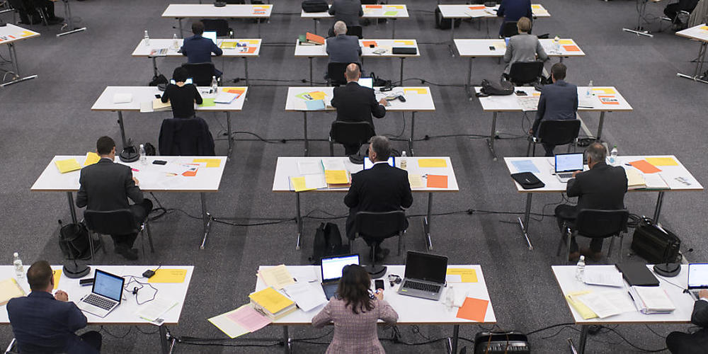 Im Kanton St. Gallen haben sich die Löhne im Vergleich zu den Nachbarkantonen unterdurchschnittlich entwickelt. Der Kantonsrat wird darüber in der Februarsession diskutieren. (Archivbild)