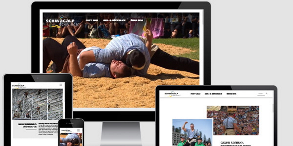 Neue Website mit vielen kräftigen Bildern und zahlreichen Kurzfilmen. 