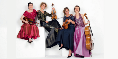 Interpretinnen (v.l.): Fränzi Frick (Violine), Caterina Klemm (Violine), Nicole Hitz (Violine) und Eva Maria Burkard (Cello).