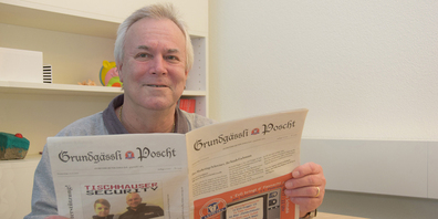 Fritz Lang ist Ehrenmitglied beim Echo vom Grundgässli und freut sich schon auf die nächste Ausgabe (Bild 2021).