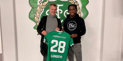Alain Sutter mit Neuzugang Christopher Lungoyi