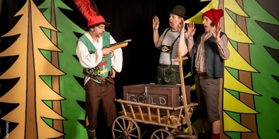 Der berüchtigte Räuber Hotzenplotz macht Halt in der neuen Event-Halle KK Zürisee in Rapperswil.