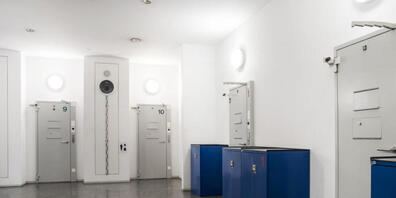 Gewahrsamszellen und Abstandsräume der Stadtpolizei St.Gallen.