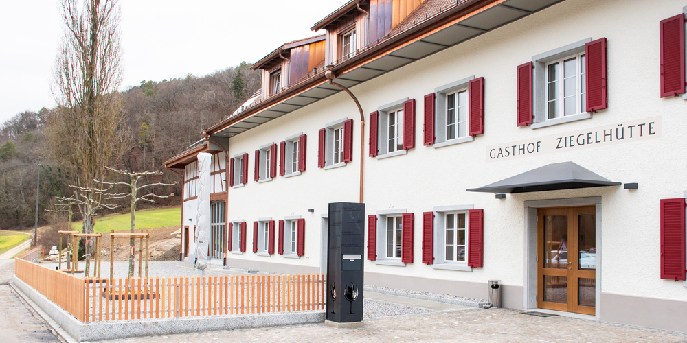 Nach vier Jahren Planungs- und eineinhalb Jahren Bauzeit erscheint der Gasthof Ziegelhütte in Schaffhausen in neuem Glanz. 
