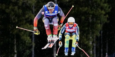 Das Finale von Nakiska gewann Kristofor Mahler (CAN) vor Florian Wilmsmann (GER) und Ryan Regez (SUI) 