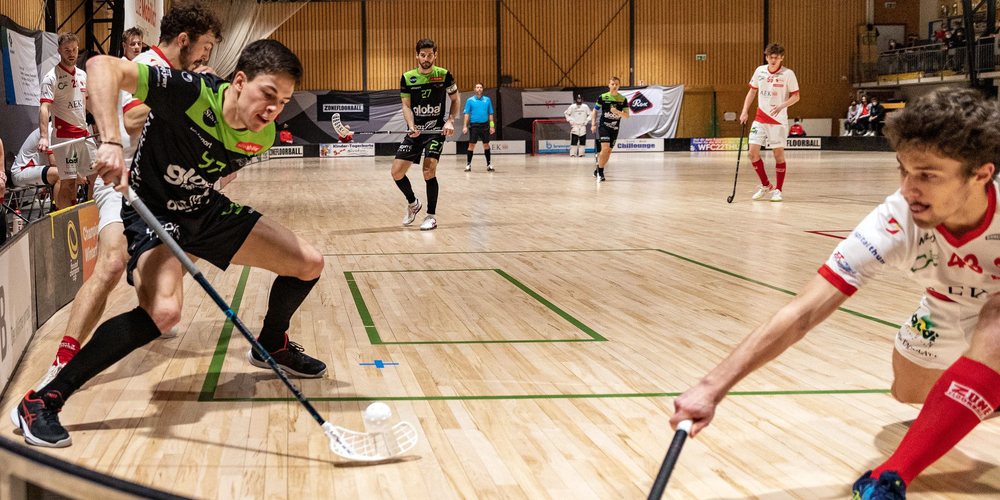 Das Team von Armin Brunner hatte ein wichtiges Auswärtsspiel in der Meisterschaft gegen den UHC Thun vor sich.