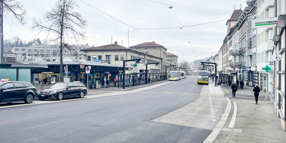Ab dem 5. August bis zum Ende der Bauzeit fahren die meisten städtischen Busse ab dem Regionalbuszentrum.