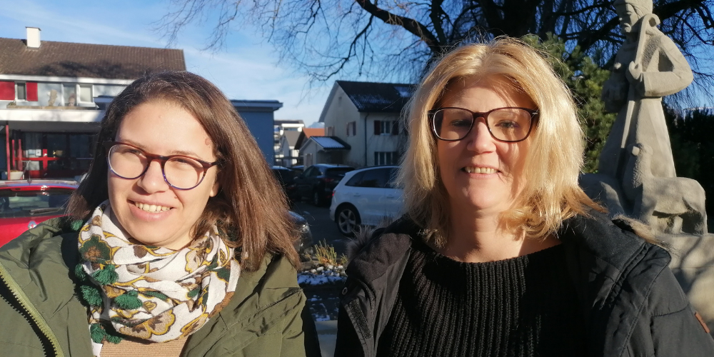 Die neuen Leiterinnen der Spielgruppe Oberriet: Mona Vogel und Tanja De-Marchi (v.l.n.r.)