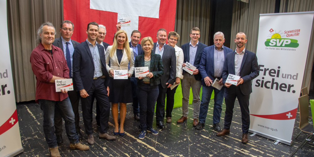 Die Delegiertenversammlung der SVP St.Gallen fand online statt