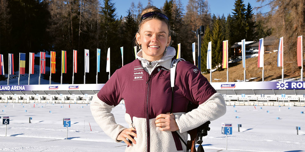Lea Meier aus Stels ist die Nachwuchshoffnung im Biathlon.