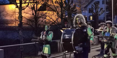 Zwar kein Umzug und Maskenball, aber trotzdem eine Feier in kleinem Rahmen.