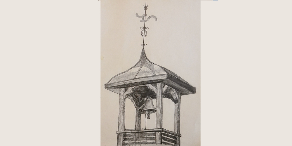 Glockentürmchen, altes Schulhaus Pany.