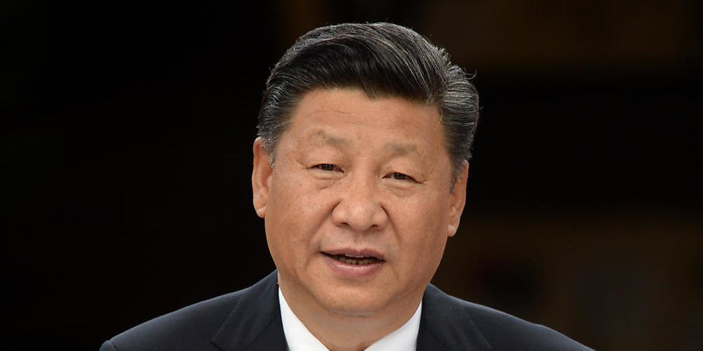 FILED - Chinese President Xi Jinping speaks during the opening of the new panda bear enclosure for two pandas from China at the Berlin Zoo. Photo: Maurizio Gambarini/dpa