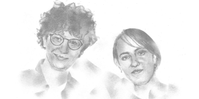 Zeichnung der Autorinnen Ivna Žic und Lubna Abou Kheir.