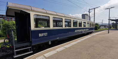 Der Buffetwagen aus dem Jahr 1946.